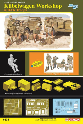 1/35 Dragon Model Kubelwagen Workshop w/DAK Troops 6338