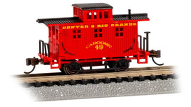 N Bachmann Old-Time Bobber Caboose - Dever & Rio Grande #49 - 15759