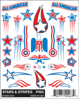 PineCar Stars & Stripes Decal 463