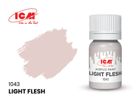 ICM Acrylic Paint Light Flesh (12 ml) 1043
