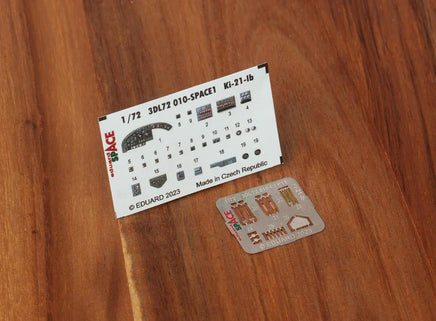 1/72 Eduard Ki-21-Ib SPACE for ICM 3DL72010