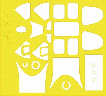 1/48 Eduard Paint Mask for ACCURATE MINIATURES P-51B EX171