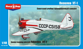 1/48 Mikro Mir Soviet Trainer Yakovlev UT-1 48-002
