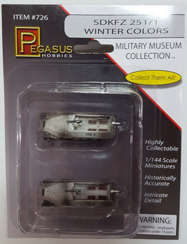 1/144 Pegasus Sd.Kfz. 251/1 Half-Tracks 00726