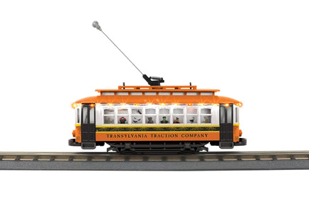 O MTH Transylvania Bump-N-Go Trolley with Led Lights 30-5243