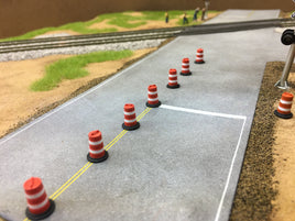 HO East Coast Traffic Barrels (No Lights) 9503
