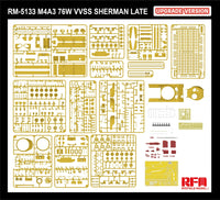 1/35 Ryefield Models M4A3 Sherman 76W VVSS Late Upgrade Version 5133