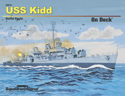 Squadron Signal USS Kidd DD-661 On Deck 26010
