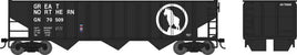 HO Bowser 70T 14 Panel Great Northern Friction Truck 42489