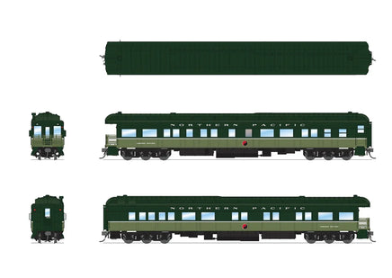 HO Broadway Ltd Northern Pacific Business Car "Green River" 8955 - MPM Hobbies