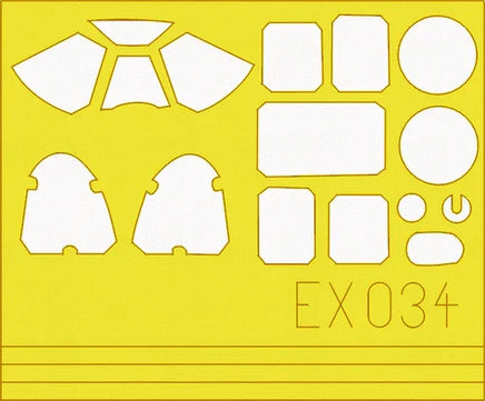 1/48 Eduard Paint Mask for TAMIYA P-51B EX034