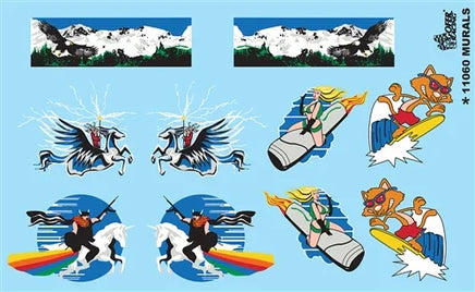 1/24-1/25 Gofer Murals Decal Sheet 11060
