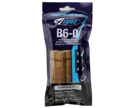 Estes B6-0 Bagged Rocket Engines (3) 10046