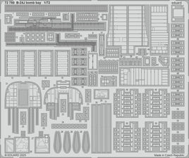 1/48 Eduard B-24J bomb bay 72750