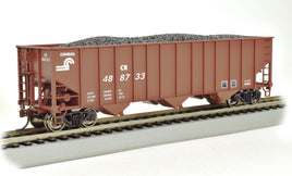 HO Bachmann Bethlehem Steel 100 Ton 3 Bay Hopper - Conrail #488733 - 18720