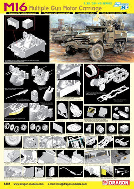1/35 Dragon Model M16 Multiple Gun Motor Carriage 6381