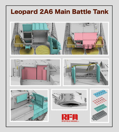 1/35 Ryefield Models Leopard 2A6 Main Battle Tank 5065