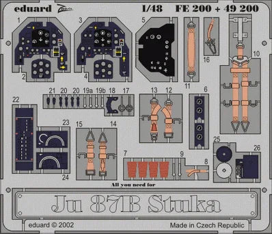 1/48 Eduard Ju 87B Stuka for HASEGAWA FE200