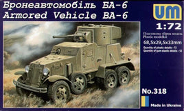 1/72 Uni Model Armored Vehicle BA-6 318