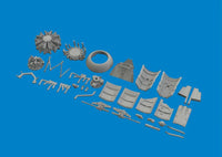 1/48 Eduard Fw 190A-6 engine & fuselage guns Brassin for EDUARD kit 6481102