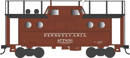 HO Bowser N5c Caboose PRR Early Western Region w/Trainphone Road #477856 - 43391 - MPM Hobbies