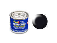 Revell Email Color Enamel Paint 14ml - Silk "Black" (RAL 9005) 32302