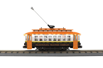 O MTH Transylvania Traction Co. Bump-N-Go Trolley with Led Lights 30-5253