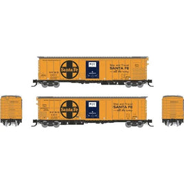 N Rapido Santa Fe RR-60 Mechanical Reefer: Santa Fe All The Way Slogan: 4-Pack 561008