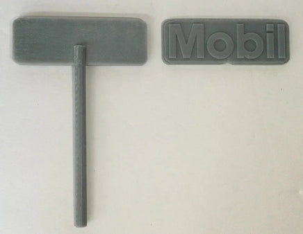 HO Phoenix Precision Gas Station Sign: Mobil 31646