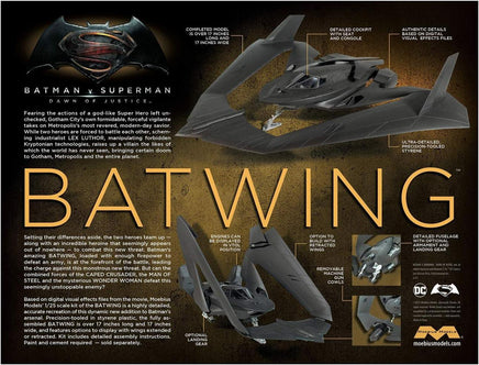 1/25 Moebius Batman V Superman: Dawn of Justice Batwing 969 - MPM Hobbies