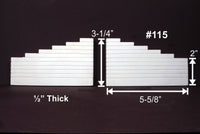 HO Monroe Wing Walls Groove Face Concrete (2-Pack) #115