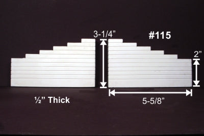 HO Monroe Wing Walls Groove Face Concrete (2-Pack) #115