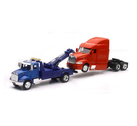 1/43 New-Ray Peterbilt Tow Truck w/ Truck Cab 15053
