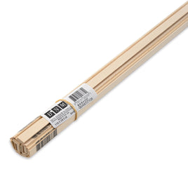 Bud Nosen Basswood Stick 1/16" x 3/8" x 24" (28/pkg) 3157