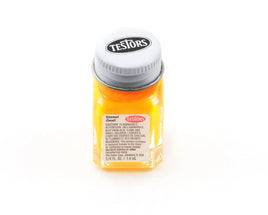 Testors 1/4 oz Bottle Yellow Flat Enamel 1169