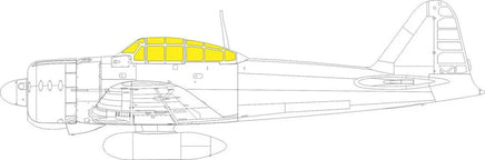 1/48 Eduard Paint Mask for EDUARD A6M3 Zero TFace EX899