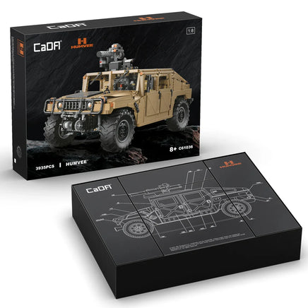1/8 CaDFI Humvee Off Road Vehicle 3935pcs C61036