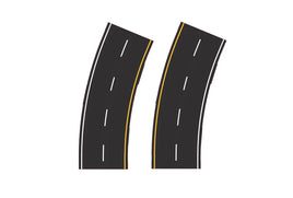 N Easy Streets Fresh Asphalt Broad Turn - Interstate (1 Pair) 325-2011