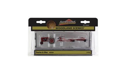 HO Woodland Tractor & Disc 5564 - MPM Hobbies