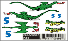 PineCar Dragonfire Decal 308