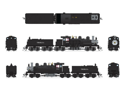 HO Broadway Ltd Class D 4-Truck Shay, Red River Lumber #300, No-Sound / DCC-Ready 8262