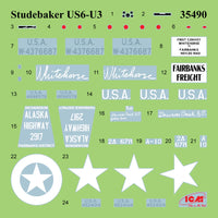 1/35 ICM Studebaker US6-U3 US Military Truck 35490
