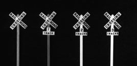 HO Rix Products Pikestuff Crossbucks (4 Each) 541-1017