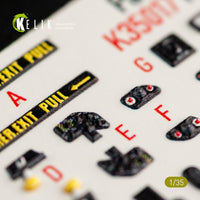 1/35 Kelik HH-60G Pave Hawk interior 3D decals for Kitty Hawk kit K35017