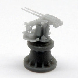 1/350 Black Cat Models 3.7cm Flak SK C30 Twin on Dopp Mount with Shield (X4) AC350068b