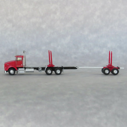 N Trainworx Red Kenworth T800 Log Truck 48083