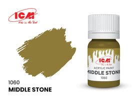 ICM Acrylic Paint Middle Stone (12ml) 1060