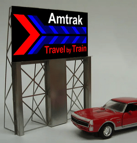O/HO Miller Engineering Amtrak Billboard 8281