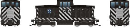 HO Rapido GE 44 Tonner (DC/DCC/Sound): Santa Fe - Zebra Stripe: #463 - 048501 - MPM Hobbies