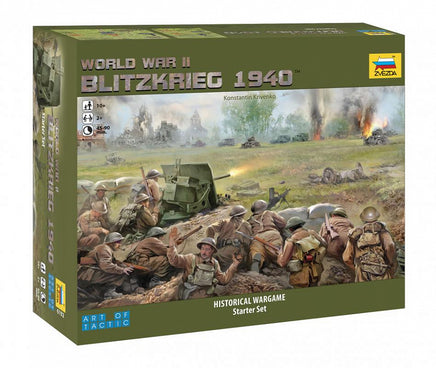 Zvezda World War II Blitzkrieg 1940 Board Game 6192